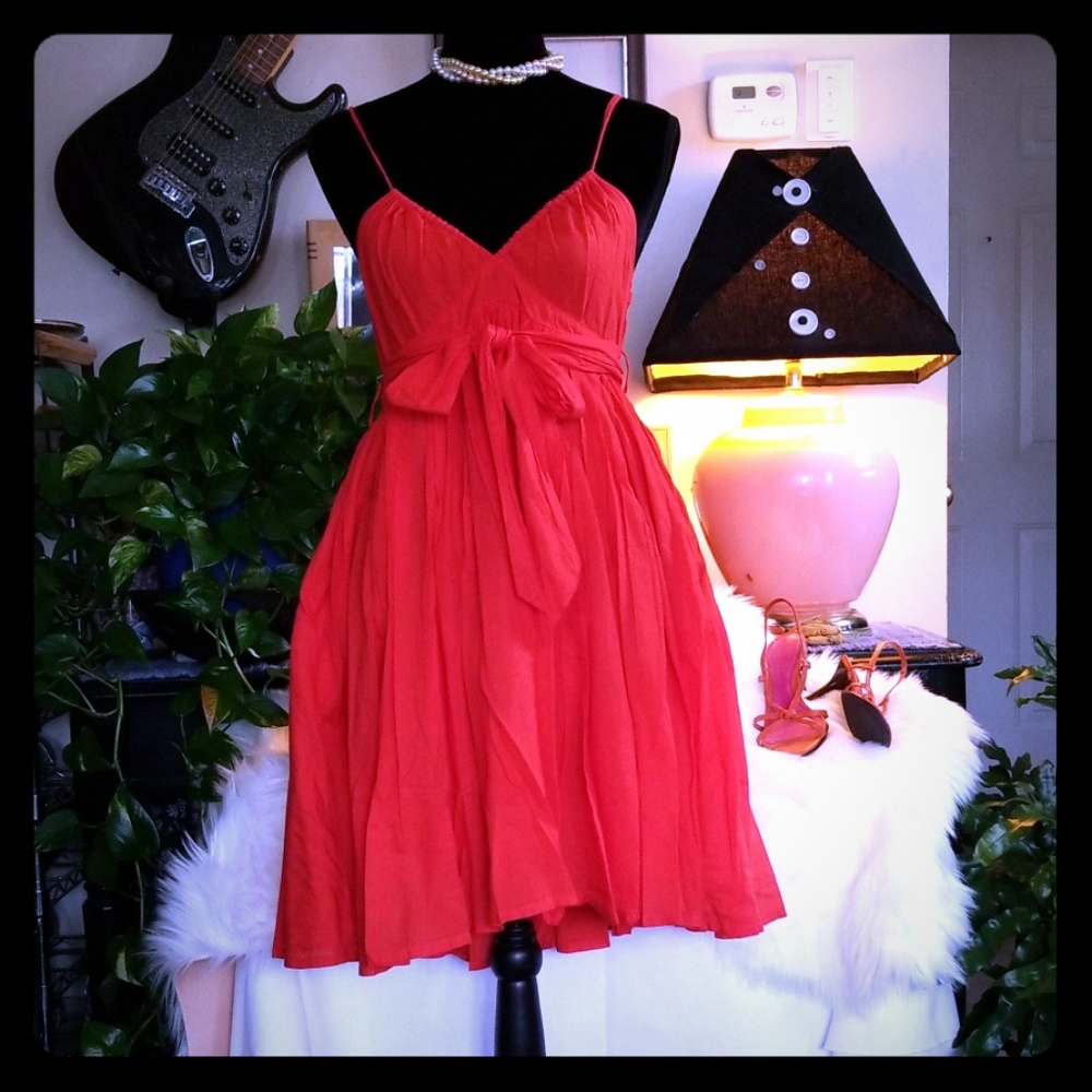 H&M Orange Dress sz 12 (NWOT)